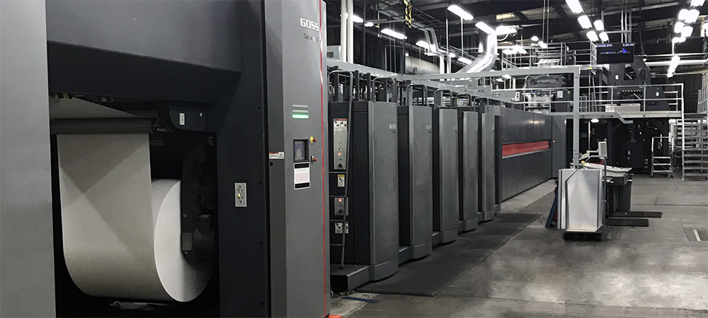 New Web Printing Press Up and Running | Walsworth