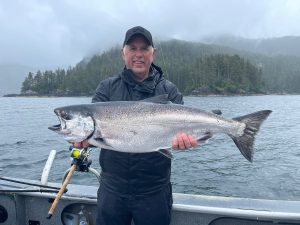 Mike Sargent holding a large fish