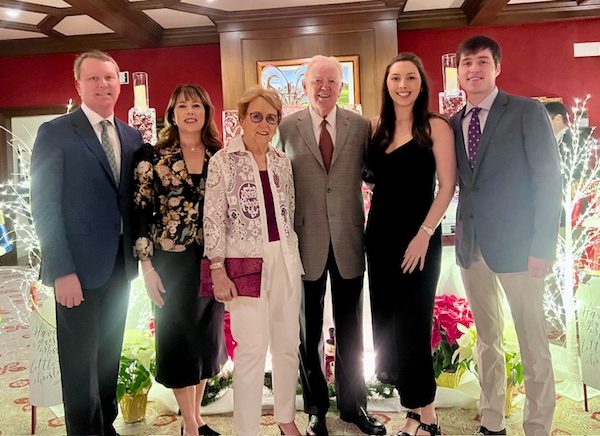 Don, Shea, Audrey, Don, Kate and Tripp Walsworth posing for a photo