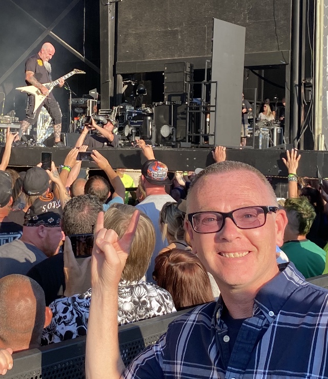 Casey Welsh at a Rock Fest concert