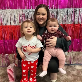 Allison Cisneros and her daughters